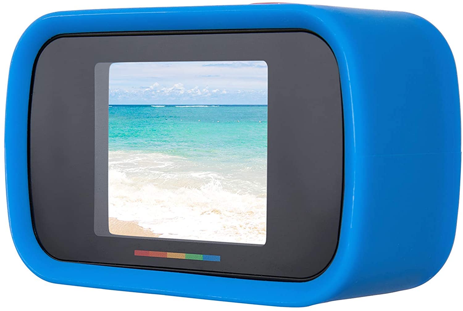 Polaroid Dual Screen WiFi Action Camera 4K,18MP, Waterproof, Blue and White - image 3 of 11
