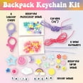 thumbnail image 2 of Creativity for Kids Backpack Keychains Mini Kit | Great Summer Crafts | Make 2 Trendy DIY Keychains with Beads and Charms (Ages 6+), 2 of 5