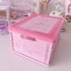 thumbnail image 1 of Kawaii Sanrio My Melody Pochacco cesta organizadora plegable de escritorio, caja organizadora de papelería de plástico para estudiantes, grande, mediano y pequeño, 1 of 4