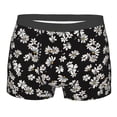 thumbnail image 4 of Goofa Daisies Flowers Printed Men's Boxer Briefs Underwear, Moisture-Wicking Underwear, Trunk,Soft and Breathable Cotton Underwear-Large, 4 of 9