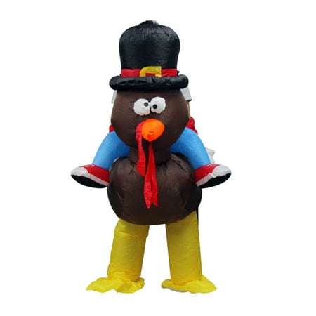 Thanksgiving Turkey Inflatable Clothing Halloween Funny Uniform Dance Party Cartoon Doll