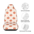 thumbnail image 5 of JUNZAN Orange Peach Pattern Seat Covers,Universal Fit Sedans,Cars,Vans,SUV,Truck, 5 of 6