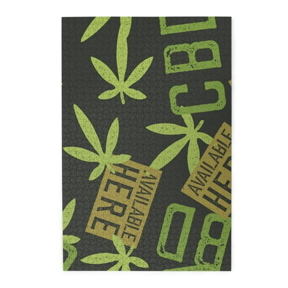 1000 Piece Puzzles Large Jigsaw Puzzles Picture Family Friends Puzzle Gifts - hemp leaves patterns