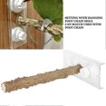 thumbnail image 4 of Perchoir de douche portable en bois pour perroquets, 25 cm, avec ventouse, 4 of 4
