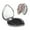 Heart Shape, variant on Kdxio Sea Shells Pocket Mirror, 1X/2X Travel Makeup Mirror 2-Sided Folding Small Mirror Portable Double-Sided Magnifying Cosmetic Mirror for Gift-Square