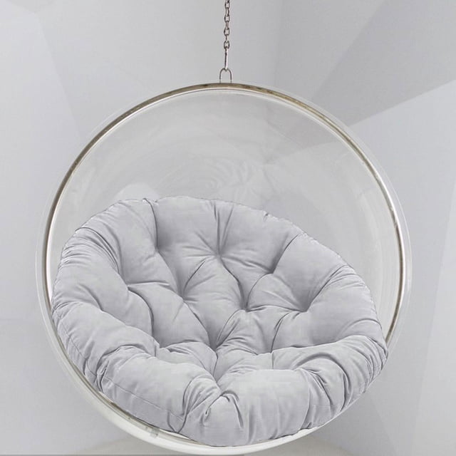 Cojín colgante para silla, cómodo cojín de suelo para patio, balcón y sala de estar. Gris claro