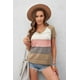 thumbnail image 3 of ABPHQTO Top de mujer de punto con cuello de pico y estampado de rayas multicolor, 3 of 5