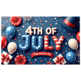 thumbnail image 2 of Colorful Design 4th of July Banner Star Pattern Independence Day Decorative Flags for Holiday Celebration Outdoor Events Party Decor, 2 of 7