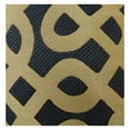 thumbnail image 3 of Plutus PBRAZ264-2030-DP Golden Maze Black & Gold Handmade Luxury Pillow, 20 x 30 in. Queen, 3 of 3