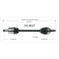 thumbnail image 4 of TrakMotive HO-8027 CV Axle Shaft Premium OEM Replacement, 4 of 4