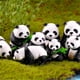 thumbnail image 3 of Adornos de Pastel Toystoory de Panda de PVC para Decoración DIY, 3 of 6