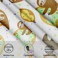 thumbnail image 3 of Winter Snowman Blue Tablecloth Round 60 Inch Let It Snow Washable Polyester Table Cover for Kitchen Holiday Party Outdoor Room Home Decor, 3 of 6