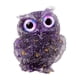 thumbnail image 3 of Estatua de búho, recuerdo, colección de animales, regalo, decoración de escritorio, mini figura de búho Violeta, 3 of 9