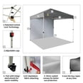 thumbnail image 5 of CROWN SHADES Canopy Tent, 8 x 8 Foot Portable Pop Up Outdoor Shelter with 1 Sidewall, Easy 1 Push Center Lock, UV Protection, and Carry Bag, Grey, 5 of 6