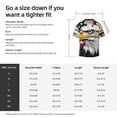 thumbnail image 5 of Honeii 's American Bald Eagle for men's short-sleeved button-up collared shirt featuring a pocket, perfect for beach vacations, and travel adventures., 5 of 5