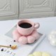 thumbnail image 2 of Ceramic Coffee Mug, Novelty Latte Mug Cute Office Mug Tea Cup and Tea Tray Set, 7 oz Mugs, 2 of 4
