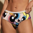 thumbnail image 2 of The Powerpuff Girls Womens Underwear Soft Breathable Brief Lace Panty Stretch Hipster Underpants Ladies Panties L, 2 of 7