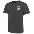thumbnail image 2 of Men's  Graphite Arizona State Sun Devils Comfort Colors Minimal Vista Distressed Graphics T-Shirt, 2 of 3