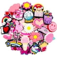 thumbnail image 1 of 30 Pcs Breloques de Chaussures Mignonnes pour Crocs, Décorations de Chaussures en PVC de Formes Différentes, Accessoires de Décorations pour Filles pour Enfants, Cadeaux de Fête, Motif Aléatoire, 1 of 5