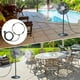 thumbnail image 2 of Outdoor Misting Fan Cooler Water Coolings Patio Mist Garden 4 Nozzle 10m Pipe Length Ring Diameter 16 Inch, 2 of 9