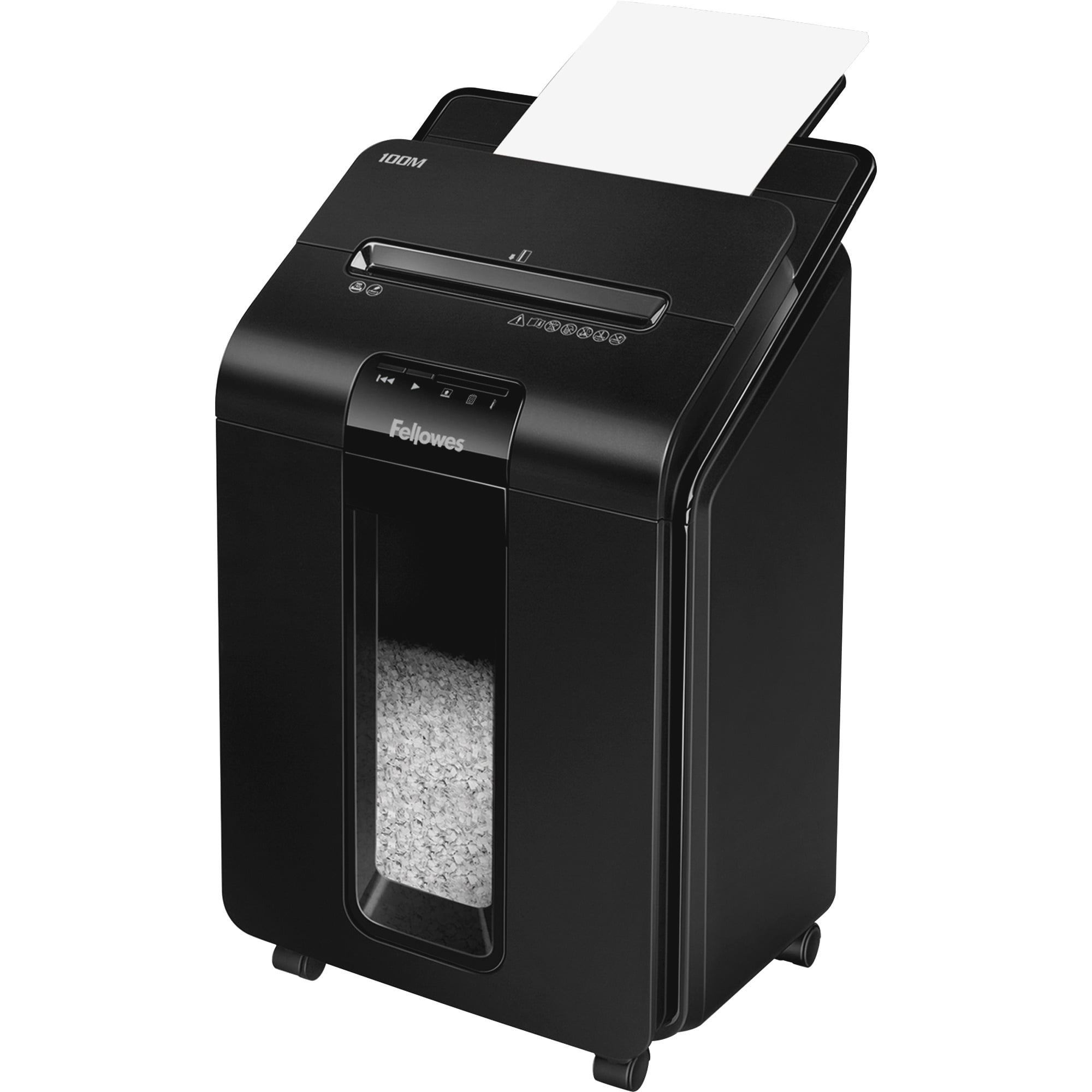 Fellowes AutoMax 100M Auto Feed Shredder, Black