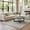 Sage, Slate, Off White / Finial, variant on Hauteloom Finial Wool Living Room, Bedroom Area Rug - Contemporary - Warm Gray, Beige, Off White - 6' x 9'