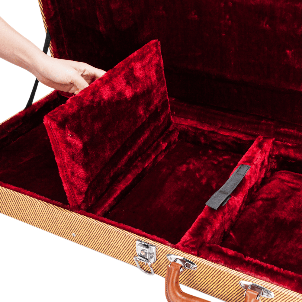 Tcbosik Hard-Shell Electric Guitar Case, Fits GST GTL 170 SG and Burning Fire Style, Yellow