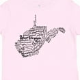thumbnail image 4 of Inktastic West Virginia State Word Salad Boys or Girls Toddler T-Shirt, 4 of 5
