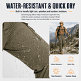 thumbnail image 6 of MASKERT Mens Hiking Pants Lightweight Cargo Pants Quick Dry Water Resistant Stretchy Straight Leg Travel Pant, 6 of 8