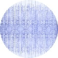 thumbnail image 1 of Ahgly Company Machine Washable Indoor Round Abstract Blue Contemporary Area Rugs, 5' Round, 1 of 4