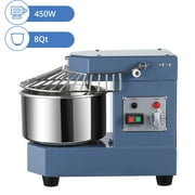Garvee Commercial Food Mixer,8Qt 450W Dual Rotating Dough Kneading Machine with Stainless Steel Bowl for Restaurant, Bakeries,Pizzeria