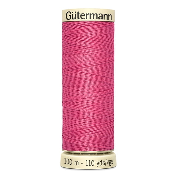 Gutermann Sewing Thread for Sewing and Craft Projects, Hot Pink 110 yds.