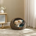 thumbnail image 2 of Sam's Pets Nala 20'' Dog Cat Bed In Brown Oak, 2 of 11