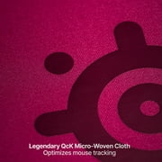 SteelSeries QcK Heavy Gaming Mousepad — Thicker, Non-Slip Silicone Rubber Base, Optimized for Gaming — Large Size — Magenta