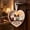 A, variant on YuanGuangQ Heart Shaped Halloween Ornament, Spooky Ghost Witch Tree Hanging Decoration, Home Door Wall Decor for Halloween Party Front Door Porch Mantel Shelf Entryway Living Room