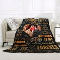 thumbnail image 2 of Wedding Anniversary Blanket 1 Year for Women Men - Happy 1st Anniversary 50"" X 60"" Soft Throw Blanket - Romantic Gift for Couple Wife Husband, 2 of 5