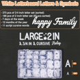 thumbnail image 4 of 559 Extra White Letters With Organizer for Changeable Felt Board (3/4 Inch and 2 Inch) + 11 Cursive Words + 12 Months + 7 Days + Pre-Cut Plastic Letters, 4 of 4