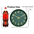 thumbnail image 3 of Reloj de Pared Moderno Mabpedo Digital 25 cm Batería Oro Verde, 3 of 9
