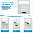 thumbnail image 4 of 2pcs Shed Windows 12" W x 18" H Flush Mount Window,Small Window with Tempered Glass and Fiberglass Screen,Household Windows for Playhouses,Barns,Chicken Coop, 4 of 7