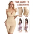 thumbnail image 4 of Tummy Control Shapewear for Women, High Waisted Body Shaper Shorts Butt Lifting Shapewear Panties Thigh Slimmer Under Dress (Nude, Medium), 4 of 6
