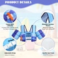 thumbnail image 6 of Koorium Toddler Swim Vest for Kids,Swim Arm Floaties 22-66lbs,Cartoon Swimming Water Wings Pool Float Vests with Shoulder Straps Arm Band for Boys Girls, Learn to Swim, 6 of 9