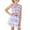 1#Light Purple, variant on Kiijoy Toddler Girls Sequin Dance Outfits One Shoulder Stretch Tank Top Skirt Set, Sizes 2-3