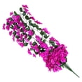 thumbnail image 4 of Vid de flores artificiales para colgar en la pared, decoración floral, vid violeta artificial, decoración para el hogar, hotel, púrpura tholdsy HA6541-02B, 4 of 6