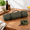 Army Green, variant on Brown Heavy Duty Waxed Canvas Chef Roll Bag with 11 Pockets for Kitchen Tools and Utensils