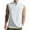 White ①, variant on Chiccall Quick Dry Tank Tops for Men Casual Solid Crew Neck Sleeveless Button Shirts Summer Athletic Gym Tees Vacation Beach Lounge Tops Blouse