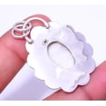 thumbnail image 2 of White Scolecite - India Gemstone 925 Silver Plated Handmade Pendant 1.95" A370, Valentine's Day Gift, Birthday Gift, Beautiful Jewelry For Woman, 2 of 2