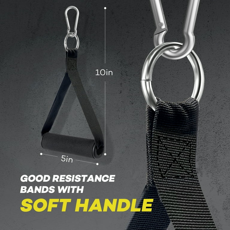 Resistance Bands Set With Handles & Ankle Straps – 5 Bands For Full Body Workout, Physical Therapy, Home Gym