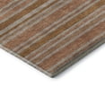 thumbnail image 4 of Addison Rugs Mayfield Washable Transitional Stripes Paprika Rectangle Rug, 1'8" x 2'6", 4 of 5