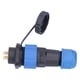 thumbnail image 4 of Conector de aviación a prueba de agua, enchufe a prueba de agua IP68 Conector de alimentación a prueba de agua Enchufe industrial Diseño de clase mundial, 4 of 8