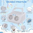 thumbnail image 2 of Bubble Machine, Automatic Bubble Blower, 20000+ Bubbles Per Minute, Outdoor Toys for Parties, Birthday, Wedding, Christmas, 2 of 8